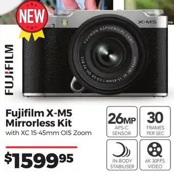 Teds Cameras Fujifilm X-M5 Mirrorless Kit offer