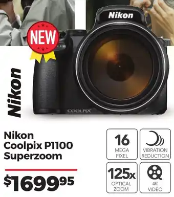 Teds Cameras Nikon Coolpix P1100 Superzoom offer