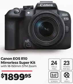 Teds Cameras Canon EOS R10 Mirrorless Super Kit offer