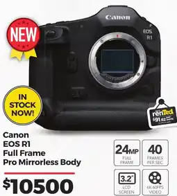 Teds Cameras Canon EOS R1 Full Frame Pro Mirrorless Body offer