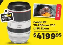 Teds Cameras Canon RF L ISU Zoom offer