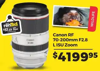 Teds Cameras Canon RF L ISU Zoom offer