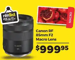 Teds Cameras Canon RF 85mm F2 Macro Lens offer