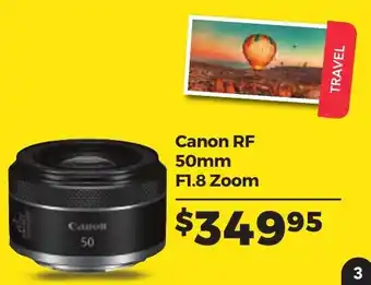 Teds Cameras Canon RF 50mm F1.8 Zoom offer