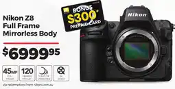 Teds Cameras Nikon Z8 Full Frame Mirrorless Body offer