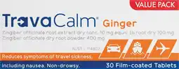 Pharmacy Best Buys TravaCalm Ginger 30 Tablets offer