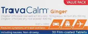 Pharmacy Best Buys TravaCalm Ginger 30 Tablets offer