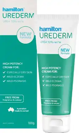 Pharmacy Best Buys Hamilton Urederm Cream 100g offer