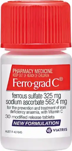 Pharmacy Best Buys Ferro-Grad C 30 Tablets offer