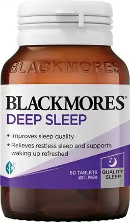 Pharmacy Best Buys Blackmores Deep Sleep 60 Tablets offer