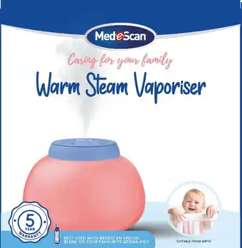 Pharmacist Advice MedeScan Warm Steam Vaporiser offer