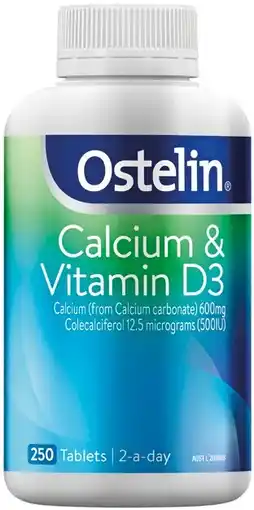 Pharmacist Advice Ostelin Calcium & Vitamin D3 250 Tablets offer