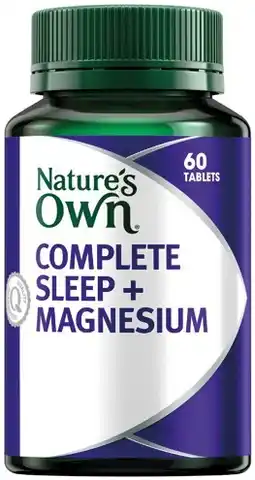 Pharmacist Advice Nature's Own Complete Sleep + Magnesium 60 Tablets offer