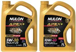 SuperCheap Auto Selected Nulon 7L APEX+ Diesel Engine Oils^ offer