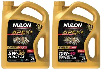 SuperCheap Auto Selected Nulon 7L APEX+ Diesel Engine Oils^ offer