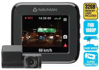 SuperCheap Auto Navman 1080P Dual Dash Camera with GPS offer