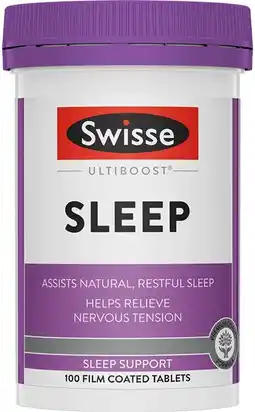 Amcal Pharmacies Swisse Ultiboost Sleep 100 Tablets offer