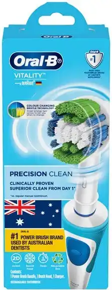 Amcal Pharmacies Oral-B Vitality Precision Clean Electric Toothbrush offer