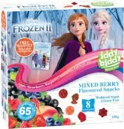 Iddy Biddy Flavoured Snacks 8 Pack 160g