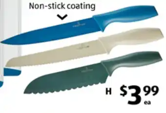 ALDI Coloured Knives offer