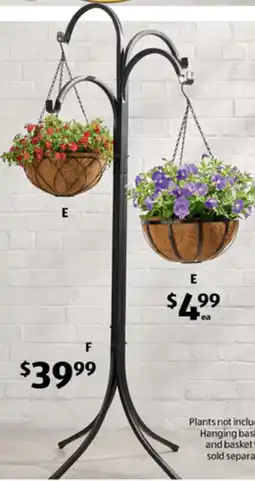 ALDI 4-Arm Garden Basket Tree offer