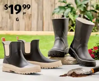 ALDI Adult's Gumboots offer