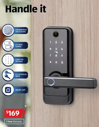 ALDI Smart Lock with Video Doorbell offer