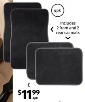 ALDI Carpet Car Floor Mats offer