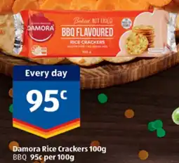 ALDI Damora Rice Crackers offer