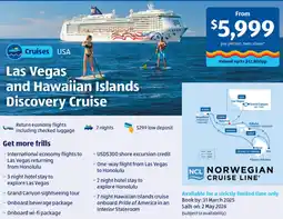 ALDI Las Vegas and Hawaiian Islands Discovery Cruise offer