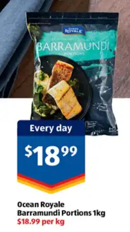 ALDI Ocean Royale Barramundi Portions offer