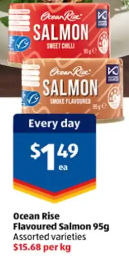 ALDI Ocean Rise Flavoured Salmon offer