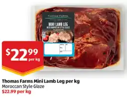 ALDI Thomas Farms Mini Lamb Leg offer