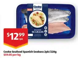 ALDI Cooke Seafood Spanish Seabass offer