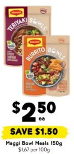 Drakes Maggi Bowl Meals offer