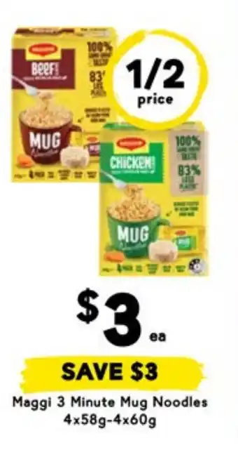 Drakes Maggi 3 Minute Mug Noodles offer