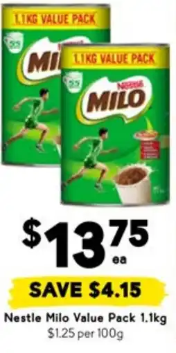 Drakes Nestle Milo Value Pack offer