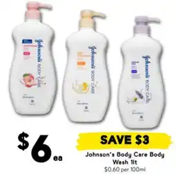 Drakes Johnson's Body Care Body Wash offer