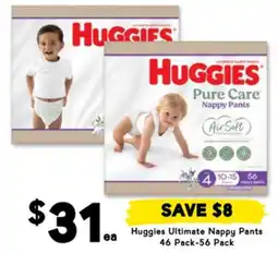 Drakes Huggies Ultimate Nappy Pants Pure Care offer