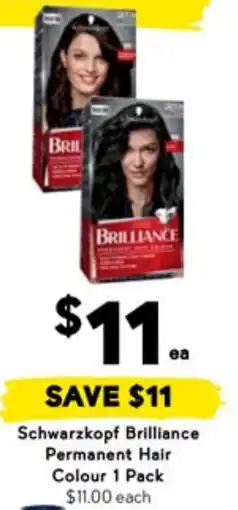 Drakes Schwarzkopf Brilliance Permanent Hair Colour offer