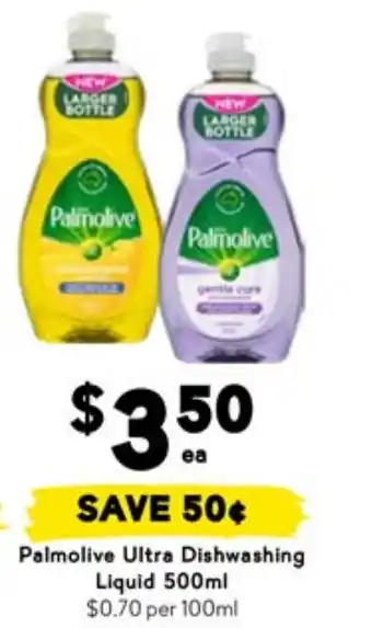 Drakes Palmolive Ultra Dishwashing Liquid offer