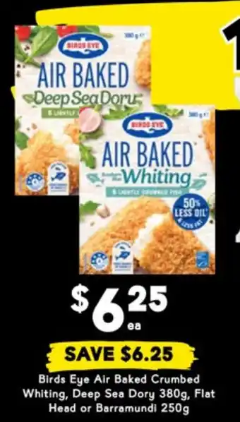 Drakes Birds Eye Air Baked Crumbed Whiting, Deep Sea Dory offer