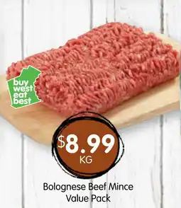 Spudshed Bolognese Beef Mince Value Pack offer