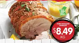 Spudshed Pork shoulder boneless offer