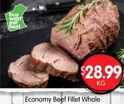 Spudshed Economy Beef Fillet Whole offer