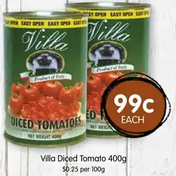 Spudshed Villa Diced Tomato offer