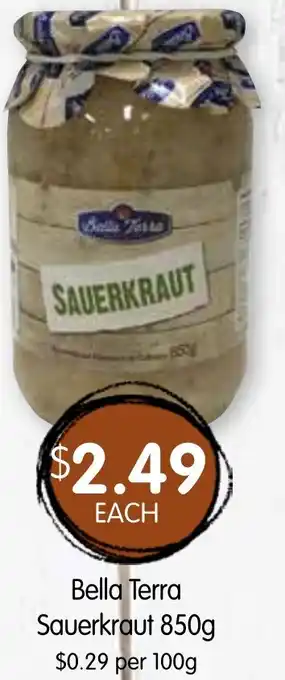 Spudshed Bella Terra Sauerkraut offer