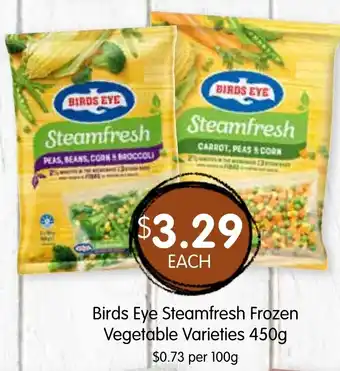 Spudshed Birds Eye Steamfresh Frozen Ve offer