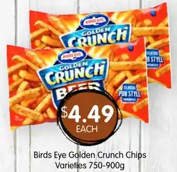 Spudshed Birds Eye Golden Crunch Chips offer