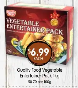 Spudshed Quality Food Vegetable Entertainer Pack offer